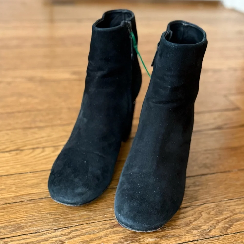 Tory Burch Black Suede Boots - Size 7.5
